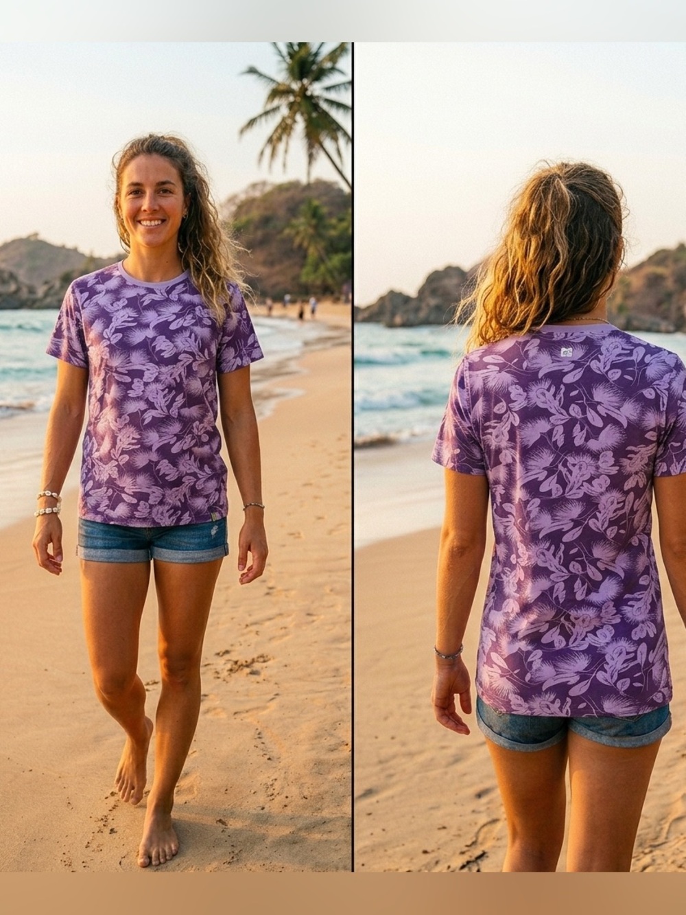 Kathmandu Tropical Print Odor Eliminated T-Shirt Medium 8/10 NWT